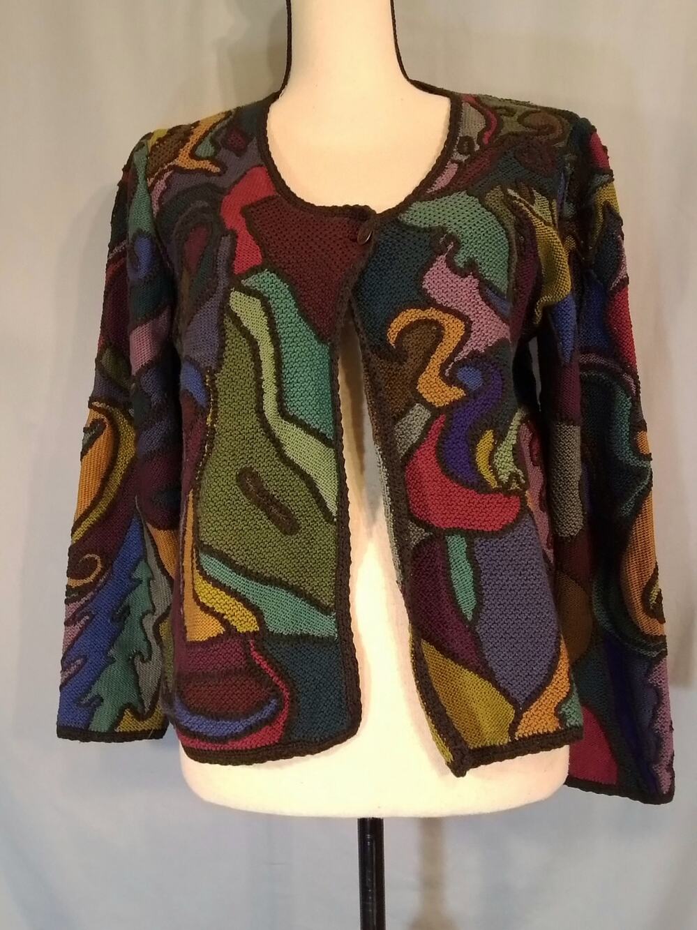 Multi colored sweater/jacket